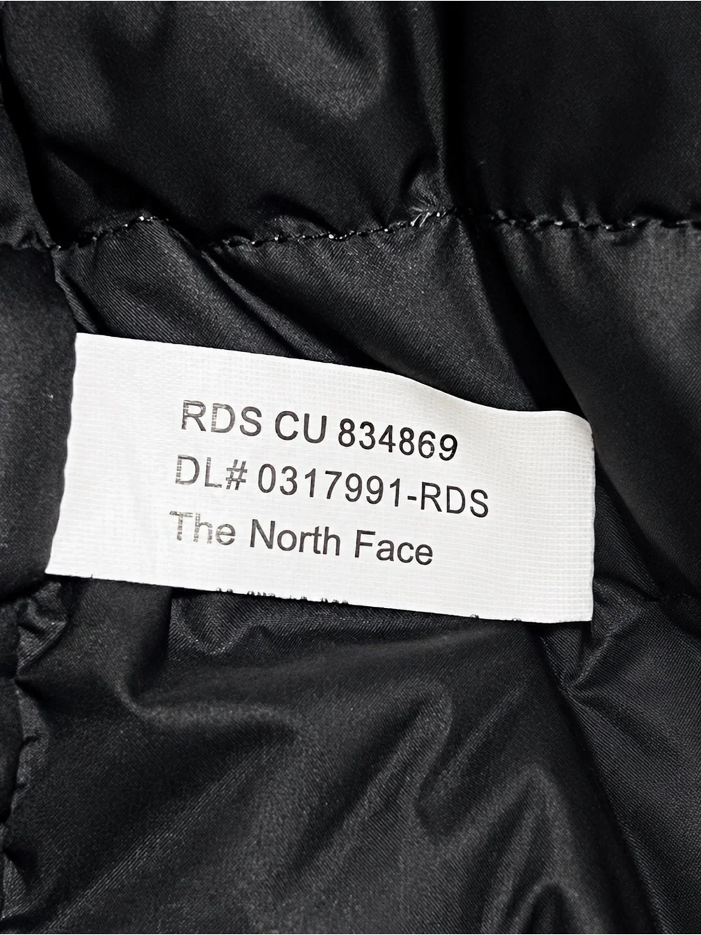 The North Face 1996 Retro Nuptse 700 Fill Mens L Grey Black Down Puffer Jacket